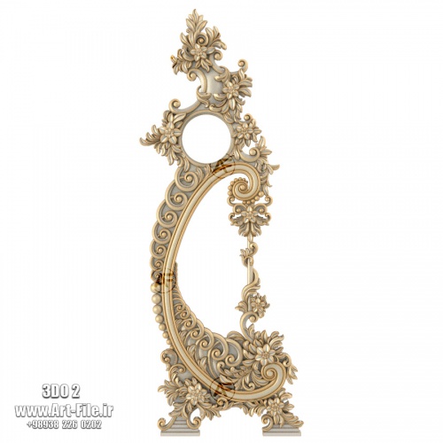 فروش فایل سه بعدی سی ان سی ساعت ایستاده 3Do2