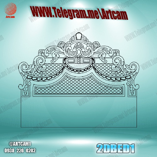 فروش فایل سی ان سی سرویس خواب دوبعدی 2DBED1