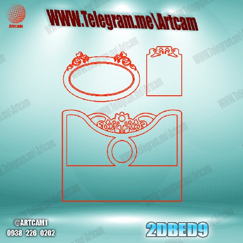 فروش فایل سی ان سی سرویس خواب دوبعدی2DBED9