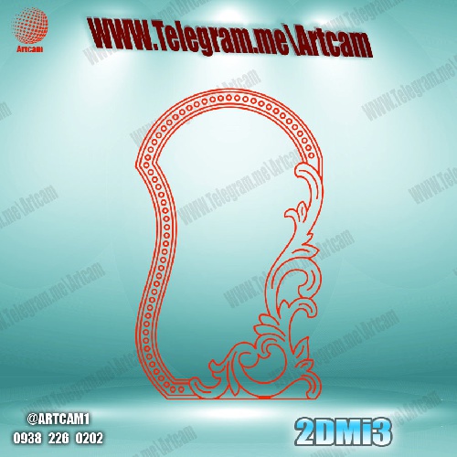 فروش فایل دو بعدی آینه 2DMi3