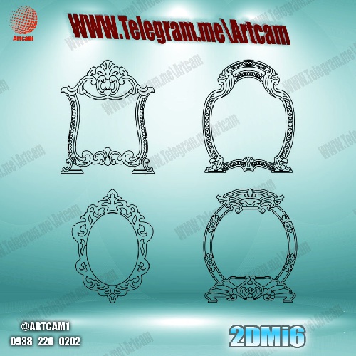 فروش فایل دو بعدی 4 عددی آینه 2DMi6