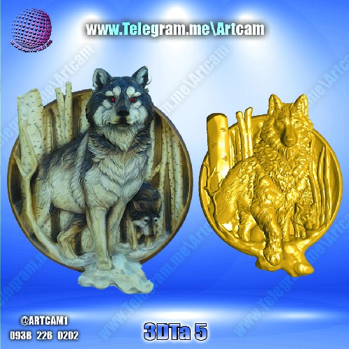 فروش فایل سه بعدی تابلو بشقابی 3Dta5