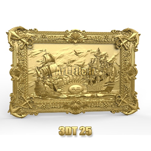 فروش فایل سه بعدی تابلو 3DT25