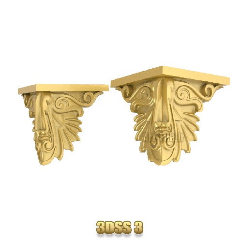 فروش فایل سه بعدی سرستون 3Dss3