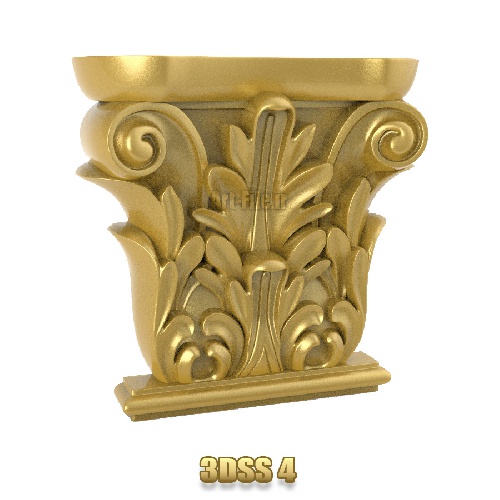 فروش فایل سه بعدی سرستون 3Dss4