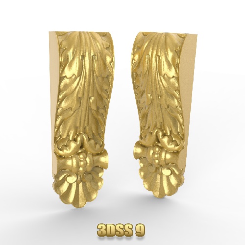 فروش فایل سه بعدی سرستون 3Dss9