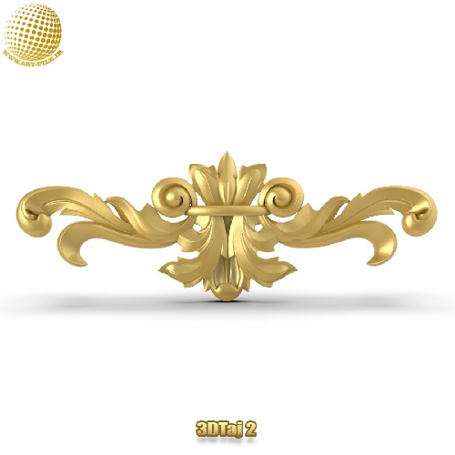 فروش فایل سه بعدی تاج و دکوری  3DTaj2
