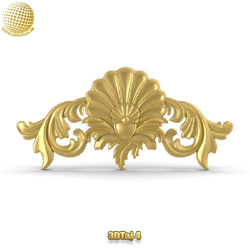 فروش فایل سه بعدی تاج و دکوری  3DTaj4