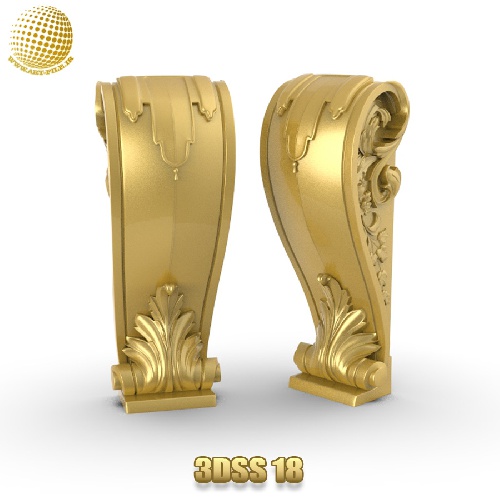 فروش فایل سه بعدی سرستون 3Dss18