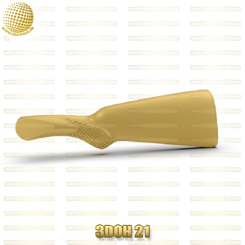 فروش فایل سه بعدی قنداق تفنگ 3DOh21