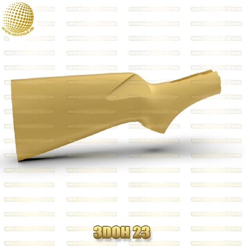 فروش فایل سه بعدی قنداق تفنگ 3DOh23
