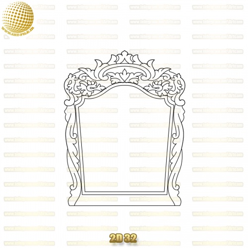 فروش فایل دو بعد آینه 2D32