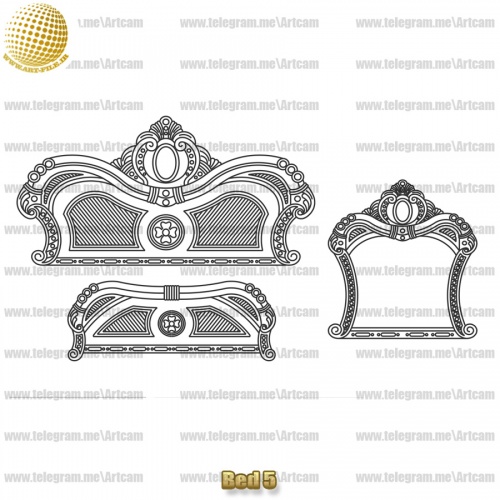 فروش فایل دوبعدی سرویس خواب bed5