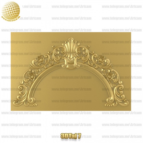 فروش فایل سه بعدی تاج و دکوری  3DTaj7