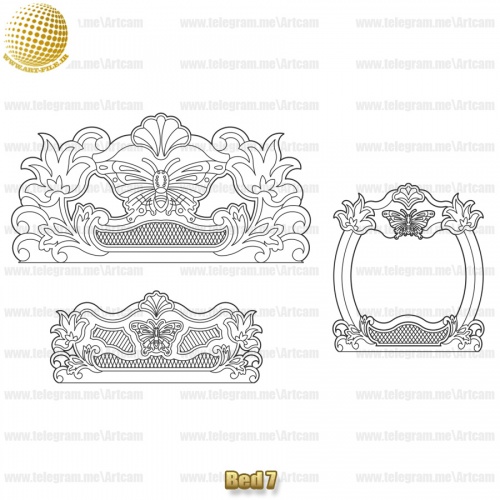 فروش فایل دوبعدی سرویس خواب ‌Bed7