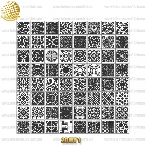 فروش فایل دوبعدی تایل سقفی  ‌2DMT1