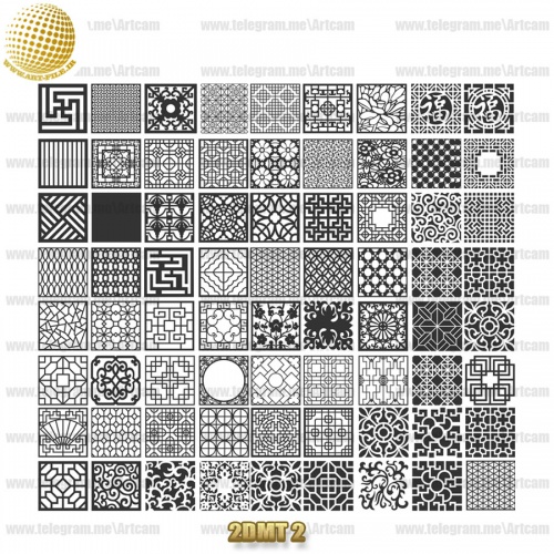 فروش فایل دوبعدی تایل سقفی  ‌2DMT2