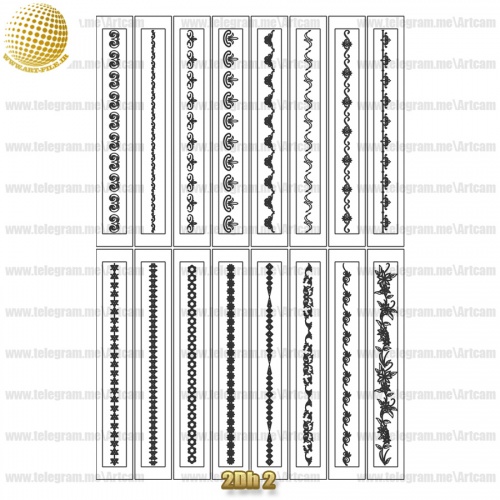 فروش فایل دوبعدی حاشیه و قرنیزی 2Dh2