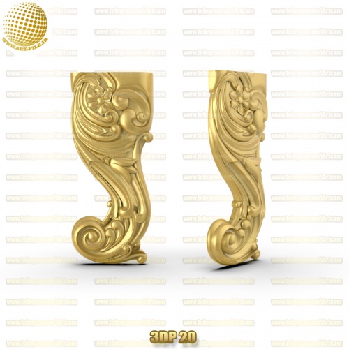 فروش فایل سه بعدی پایه برای سی ان سی  3DP20