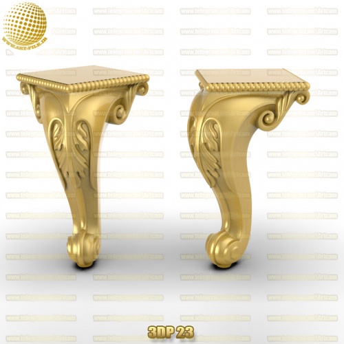 فروش فایل سه بعدی پایه برای سی ان سی  3DP23