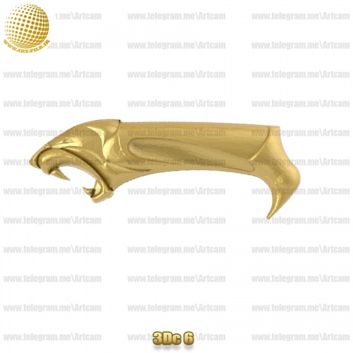 فروش فایل سه بعدی دسته چاقو 3Dc6