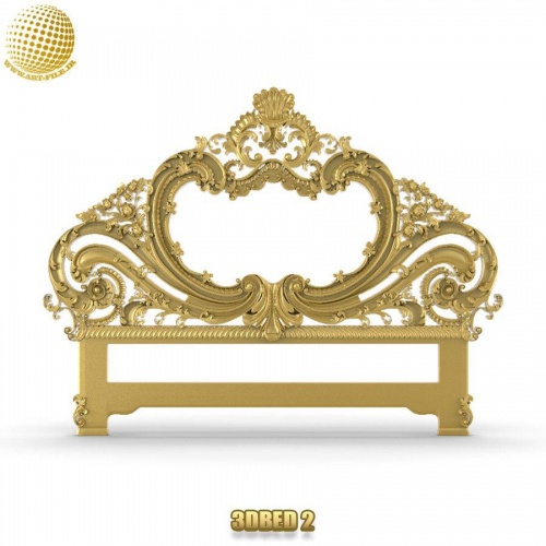فروش فایل سه بعدی کله تخت  3DBED2