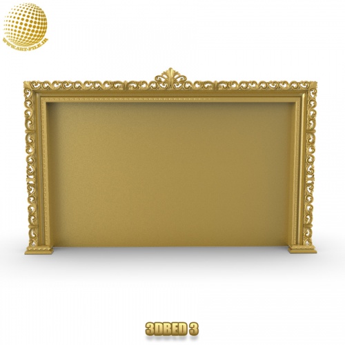 فروش فایل سه بعدی کله تخت  3DBED3