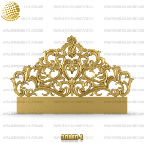 فروش فایل سه بعدی کله تخت  3DBED4