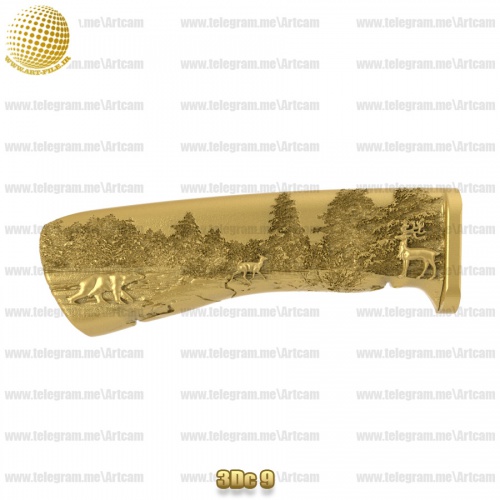 فروش فایل سه بعدی دسته چاقو 3Dc9