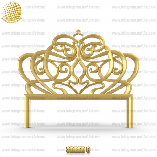 فروش فایل سه بعدی کله تخت  3DBED6