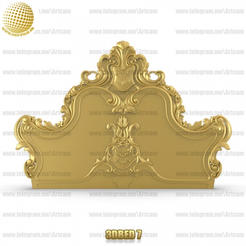 فروش فایل سه بعدی کله تخت  3DBED7