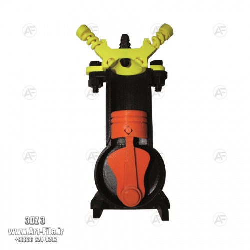 فروش فایل پرینتر سه بعدی شبیه ساز موتور چهار زمانه  