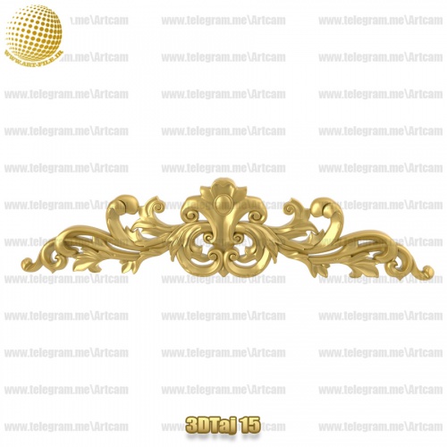 فروش فایل سه بعدی تاج و دکوری  3DTaj15