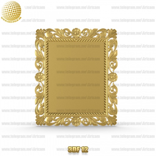 فروش فایل سه بعدی فریم و قاب آینه 3df12
