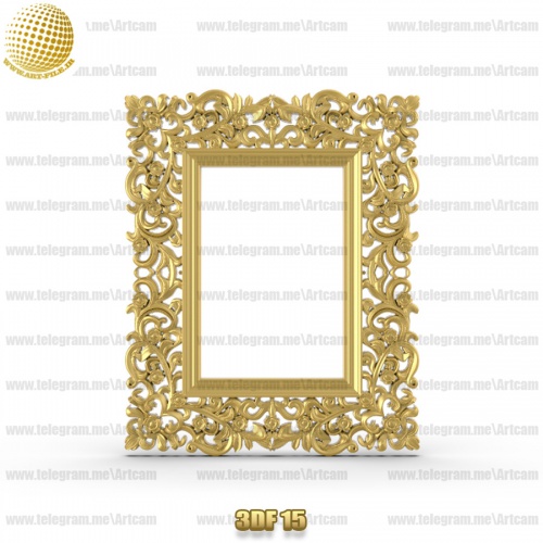 فروش فایل سه بعدی فریم و قاب آینه 3df15