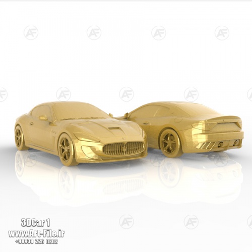 فروش فایل سه بعدی ماکت خودرو مازراتی 3DCar1