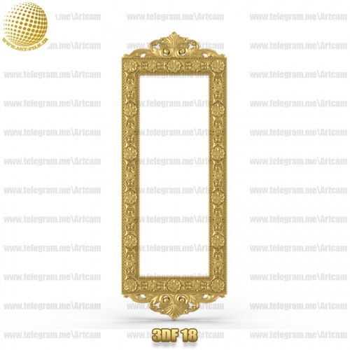 فروش فایل سه بعدی فریم و قاب آینه 3df18