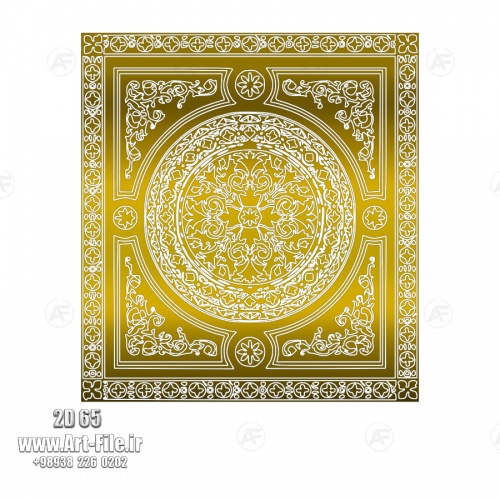 فروش فایل دوبعدی حاشیه و نمااوپن 2D65