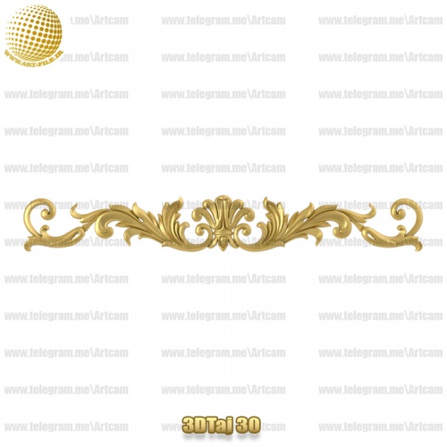 فروش فایل سه بعدی تاج و دکوری  3DTaj30