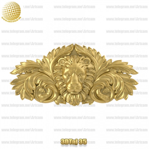 فروش فایل سه بعدی تاج و دکوری  3DTaj35