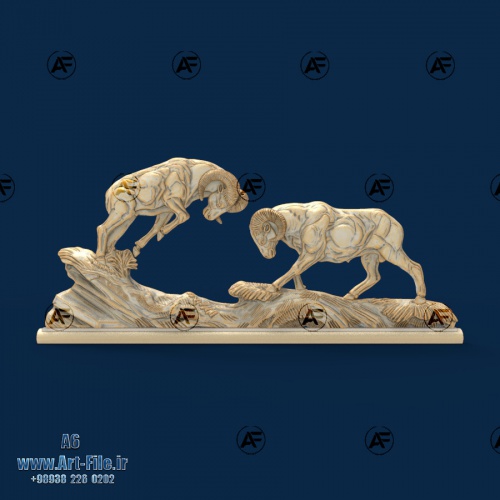 فروش فایل سه بعدی گوزن A6