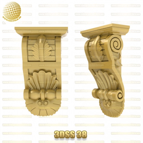 فروش فایل سه بعدی سرستون 3DSS38