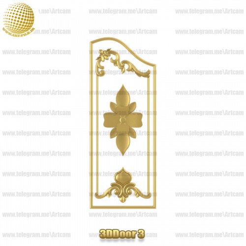 فروش فایل سه بعدی درب ورودی 3Ddoor3