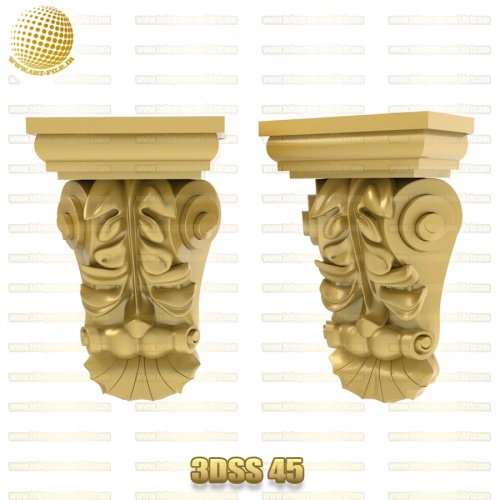 فروش فایل سه بعدی سرستون 3DSS45