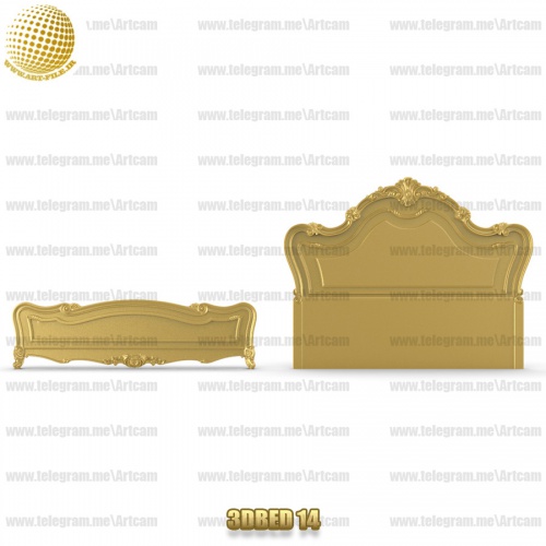 فروش فایل سه بعدی کله تخت 3DBED14