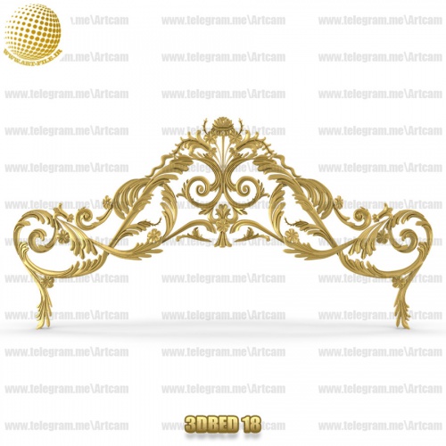 فروش فایل سه بعدی کله تخت 3DBED18