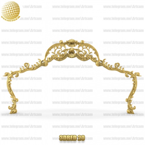 فروش فایل سه بعدی کله تخت 3DBED20