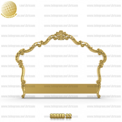 فروش فایل سه بعدی کله تخت 3DBED22