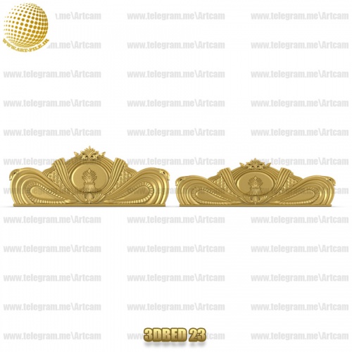 فروش فایل سه بعدی کله تخت 3DBED23