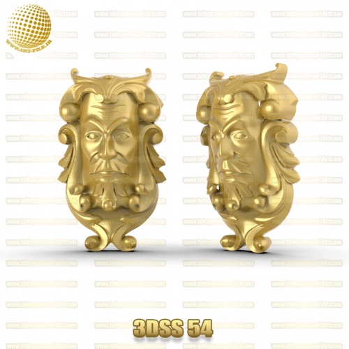 فروش فایل سه بعدی سرستون 3DSS54